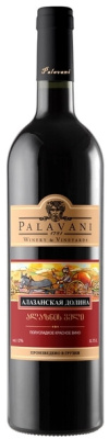 Вино Палавани Алазанская Долина Красное полусладкое 12% 0,75 л фото