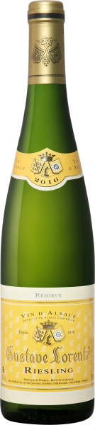 Вино Гюстав Лоренц Рислинг Резерв Эльзас 2023 белое полусухое 12,5% 0,75 л фото