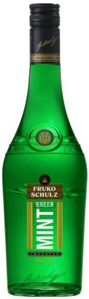 Ликер Фруко Шульц Зелёная Мята 24% 0,7 л фото