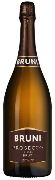 Вино игристое Бруни Просекко Брют 2024 Белое Брют 11% 1,5 л фото