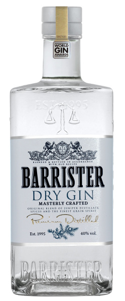 Джин Барристер Драй 40% 1 л фото