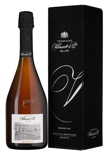 Шампанское Вильмар э Си Эмосьон в п/у 2015 Розовое Брют 12,5% 0,75 л фото