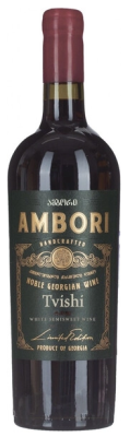Вино Бадагони Амбори Твиши 2022 белое полусладкое 10,5%-13% 0,75 л фото