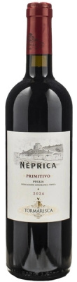 Вино Тормареска Неприка Примитиво Апулия 2024 красное полусухое 14,5% 0,75 л фото