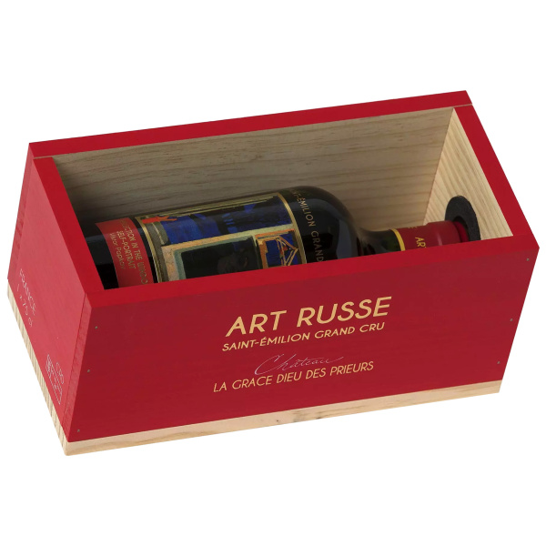 Вино Шато Ла Грас Дьё Де Приёр Арт Рюс Сент-Эмильон Гран Крю Дер. Ящ. Корх1 2016 красное сухое 14% 0,75 л фото