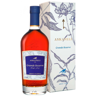Коньяк Асканели Гранд Резерв 7 лет 40% 0,5 л в п/у фото