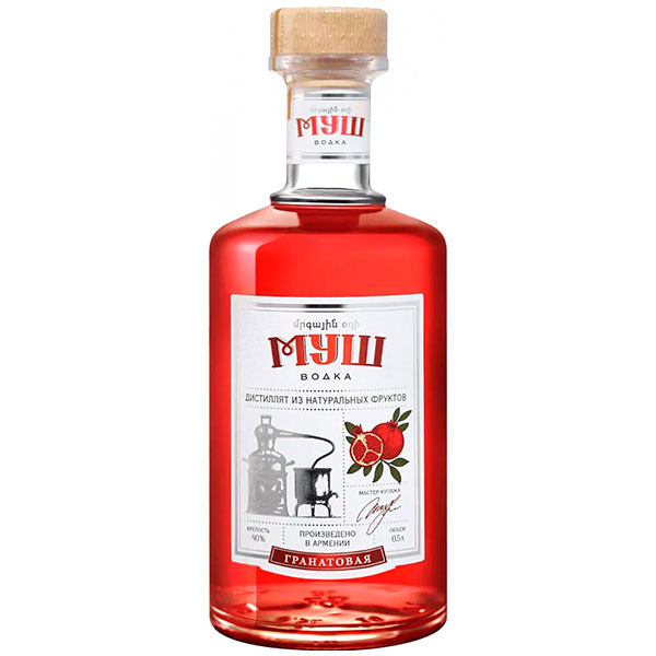 Дистиллят Муш Гранатовый 40% 0,5 л фото