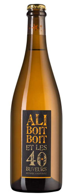 Вино игристое Алибуабуа Блан 2022 Белое Экстра Брют 10% 0,75 л фото