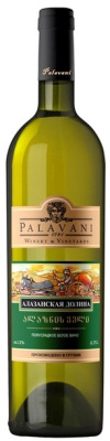 Вино Палавани Алазанская Долина Белое полусладкое 12% 0,75 л фото