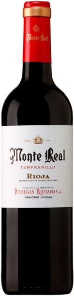 Вино Монте Реал Темпранильо 2021 Красное Сухое 13,5% 0,75 л фото