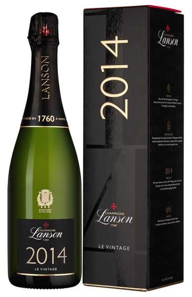 Шампанское Лансон Ле Винтаж Брют в п/у 2014 Белое Брют 12,5% 0,75 л фото