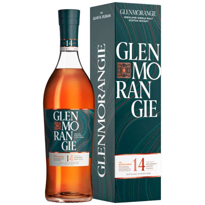 Виски Glenmorangie The Quinta Ruban Bourbon Port Casks 14 YO Single Malt Highland in gift box 0,70 л фото
