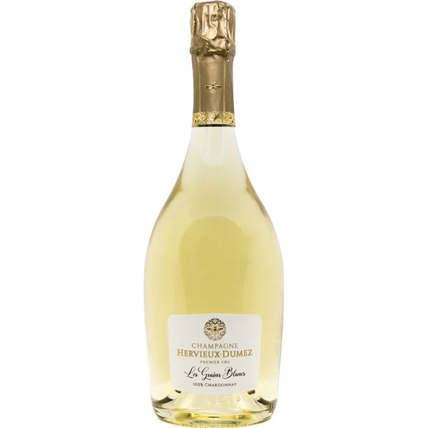 Вино игристое Эрвье-Дюме Ле Гран Блан Натюр белое брют 12% 0,75 л фото