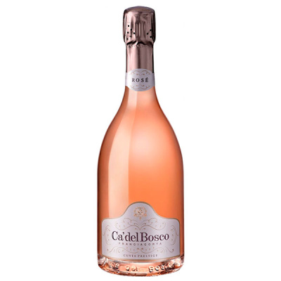 Вино игристое Ка'дель Боско Франчакорта Розе Кюве Престиж 2019 розовое экстра брют 12,5% 0,75 л фото
