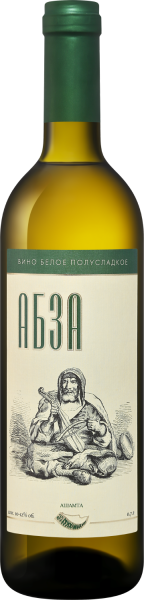 Вино Ашамта Абза белое полусладкое 11% 0,7 л фото