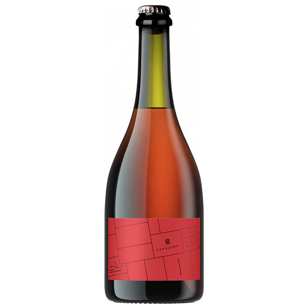 Вино игристое Фанагория Лайнс Пет Нат Каберне Фран Кубань розовое экстра брют 11,5-13,5% 0,75 л фото