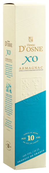 Арманьяк Анри Д’Он ХО 40% 0,5 л фото