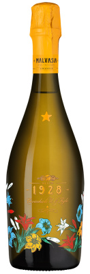 Вино игристое Кавиккьоли Фантазия Мальвазия 2024 Белое Полусладкое 8% 0,75 л фото