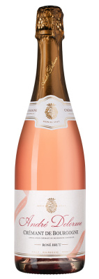 Вино игристое Андре Делорм Креман де Бургонь Брют Розе 2023 Розовое Брют 12% 0,75 л фото