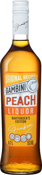 Ликер Гамбини Персик 15% 0,7 л фото