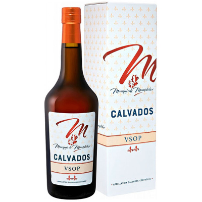 Кальвадос Маркиз де Мондидье ВСОП 40% 0,7 л в п/у фото