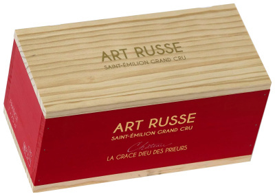 Вино Шато Ла Грас Дьё Де Приёр Арт Рюс Сент-Эмильон Гран Крю П/У красное сухое 14,5% 0,75 л фото