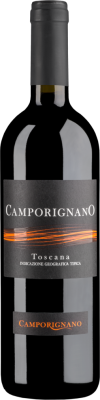 Вино Кампориньяно Тоскана 2019 красное сухое 13,5% 0,75 л фото