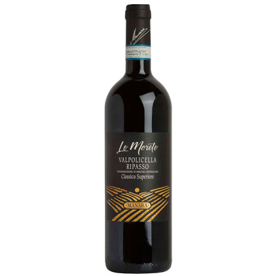 Вино Манара Ле Морете Вальполичелла Рипассо Классико Супериоре 2017 красное полусухое 14% 0,75 л фото