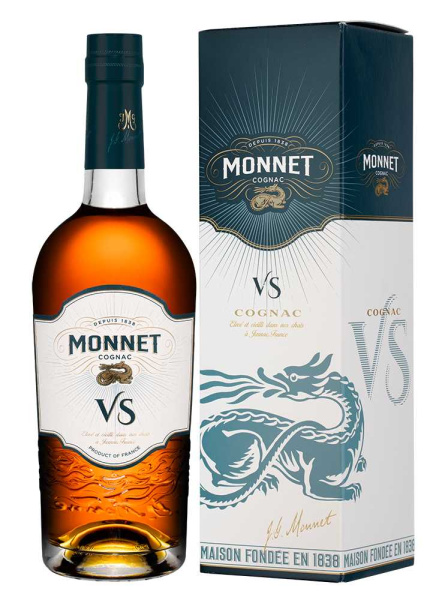 Коньяк Монне ВС в п/у 2021 40% 0,5 л фото