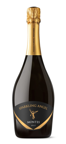 Вино игристое Монтес Спарклинг Энжел Брют 2020 Белое Брют 12,5% 0,75 л фото