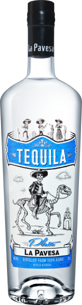 Текила Ла Павеса Плата 40% 0,7 л фото