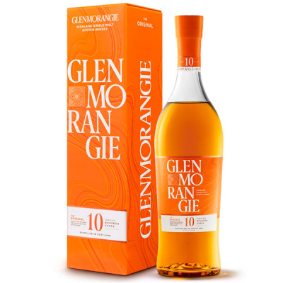 Виски Glenmorangie The Original 10 years old Single Malt Highland in gift box 0,75 л фото