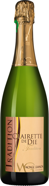 Вино игристое Монж Гранон Традисьон Клерет де Ди белое полусладкое 8% 0,75 л фото