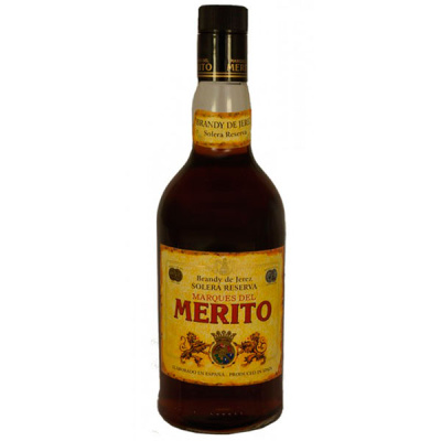 Бренди Marques del Merito Solera Reserva Brandy de Jeres 0,70 л фото
