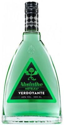 Абсент Метелка Вердуант 60% 0,5 л фото
