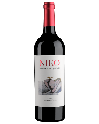 Вино Нико Саперави Квеври 2019 красное сухое 14% 0,75 л фото