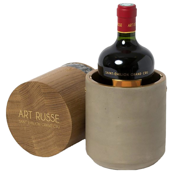 Вино Шато Ла Грас Дьё Де Приёр Арт Рюс Сент-Эмильон Гран Крю в бетонной тубе 2015 красное сухое 14,5% 0,75 л фото