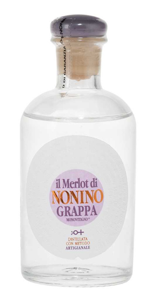 Граппа Нонино Иль Мерло Моновитиньо в п/у 2018 41% 0,1 л фото