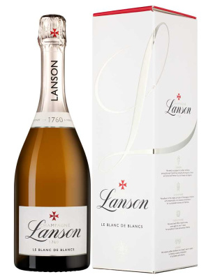 Шампанское Лансон Ле Блан де Блан Брют в п/у 2020 Белое Брют 12,5% 0,75 л фото