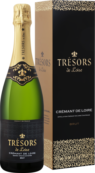 Вино игристое Жозеф Вердье Трезор де Луар Креман де Луар Брют в п/у белое брют 11,4% 0,75 л фото
