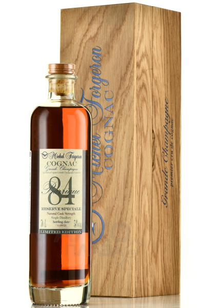 Коньяк Мишель Форжерон Баррик 84 Гранд Шампань 54% 0,5 л в дер. кор. фото