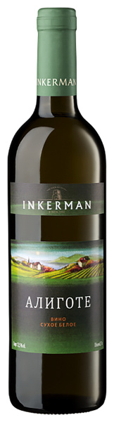 Вино Инкерман Алиготе Молодая Коллекция 2022 белое сухое 13% 0,7 л фото