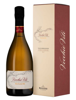 Вино игристое Руджери Веккье Вити Вальдоббьядене Просекко Супериоре в п/у 2024 Белое Брют 12% 0,75 л фото