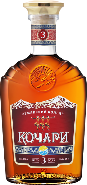 Бренди Мердзаванский Коньячный Завод Кочари 3 Года 40% 0,5 л фото