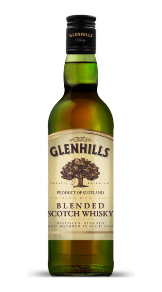 Виски Гленхиллс Блендед 40% 0,7 л фото
