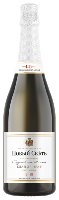 Вино игристое Новый Свет Блан де Нуар 2019 белое экстра брют 13% 0,75 л фото