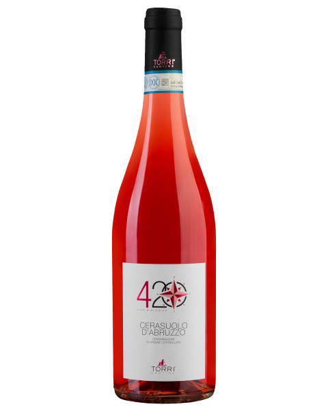 Вино Кантине Торри 4 20 Черазуоло д'Абруццо 2022 розовое полусухое 13% 0,75 л фото
