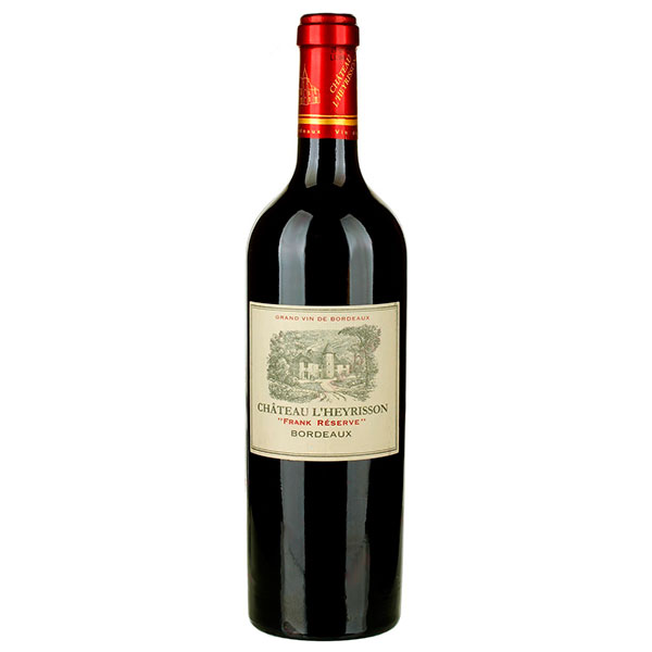 Вино Шато Л'Эриссон Франк Резерв Бордо 2021 красное сухое 13% 0,75 л фото