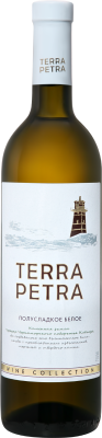 Вино Террапетра Белое Полусладкое белое полусладкое 11% 0,75 л фото