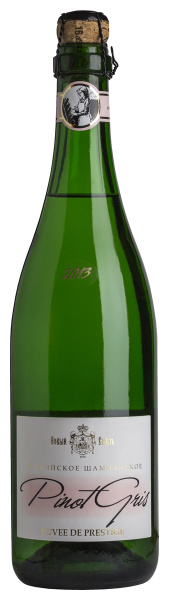 Вино игристое Новый Свет Пино Гри Миллезим Коллекционное 2018 розовое брют 13% 0,75 л фото